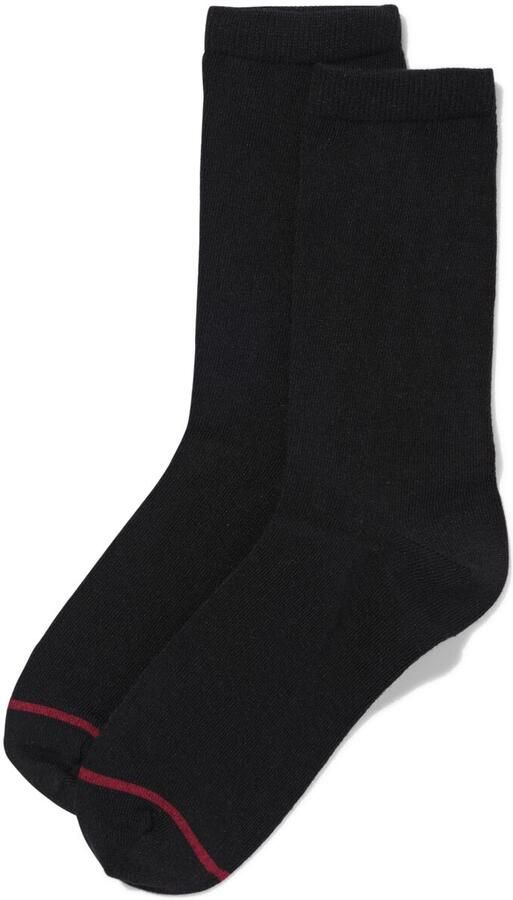 HEMA Dames Thermo Sokken 2 Paar Zwart (zwart) - Foto 2