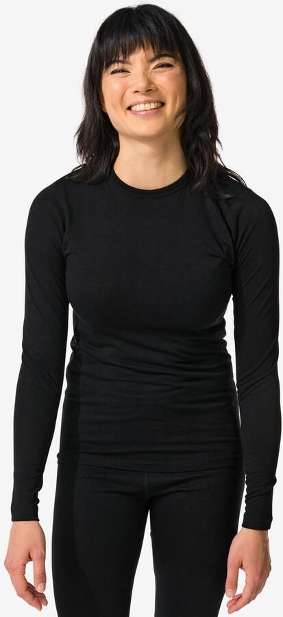 HEMA Dames Thermo T-shirt Zwart (zwart) - Foto 4