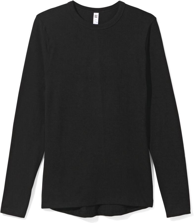 HEMA Dames Thermo T-shirt Zwart (zwart)