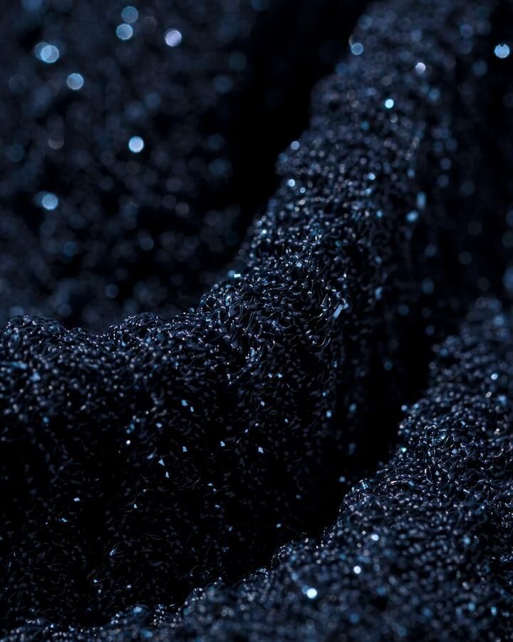 HEMA Dames Top Erin Glitter Blauw (blauw)