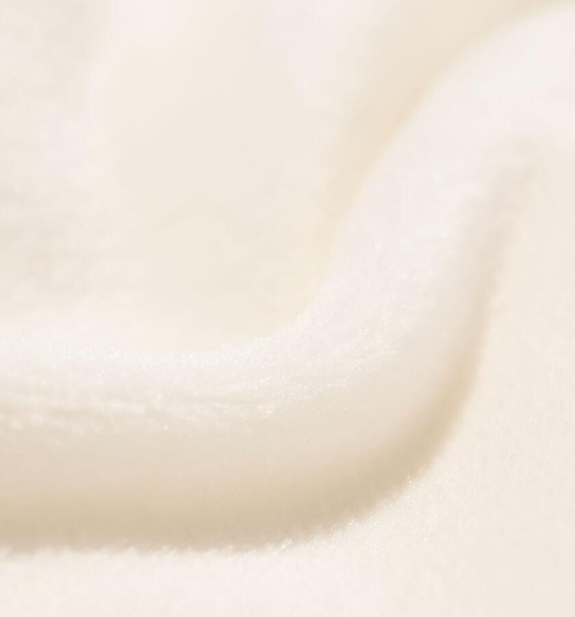 HEMA Dames Top Velours Creme (creme)