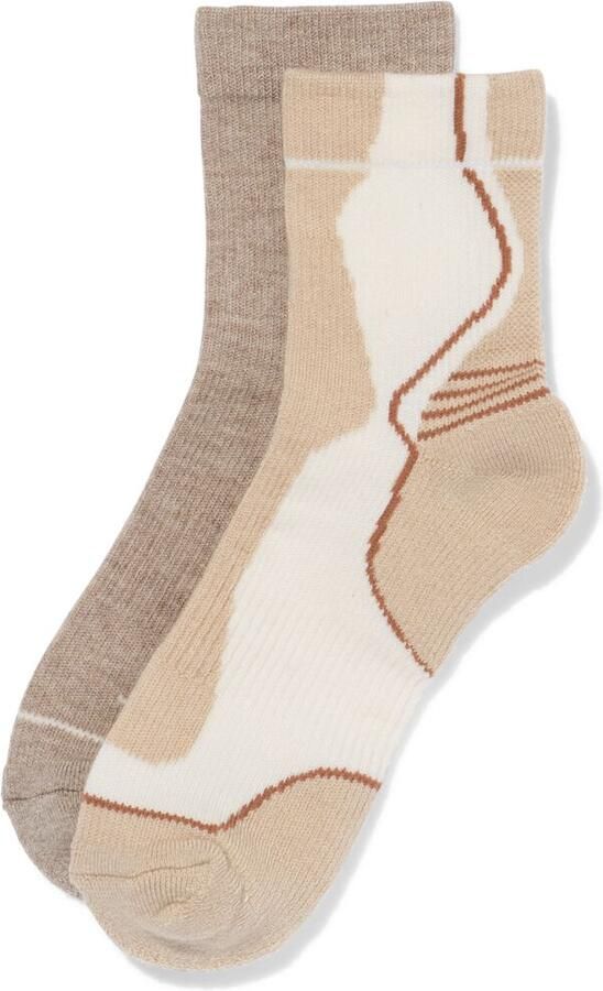 HEMA Dames Wandelsokken 2 Paar Beige (beige)