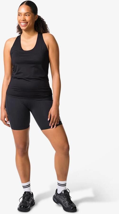 HEMA Damesbikershort Kort Zwart (zwart)