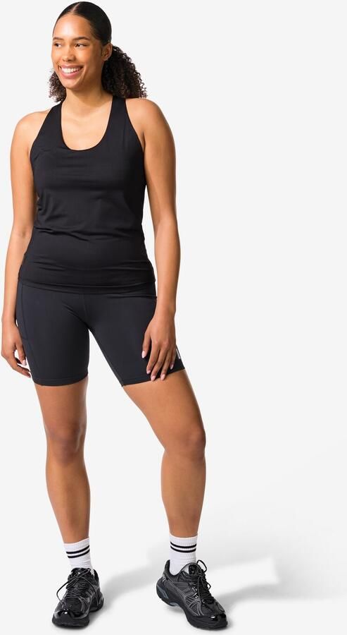HEMA Damesbikershort Kort Zwart (zwart)