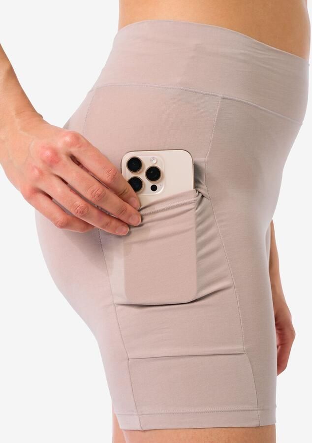 HEMA Damesbikershort Real Lasting Cotton Beige (beige)