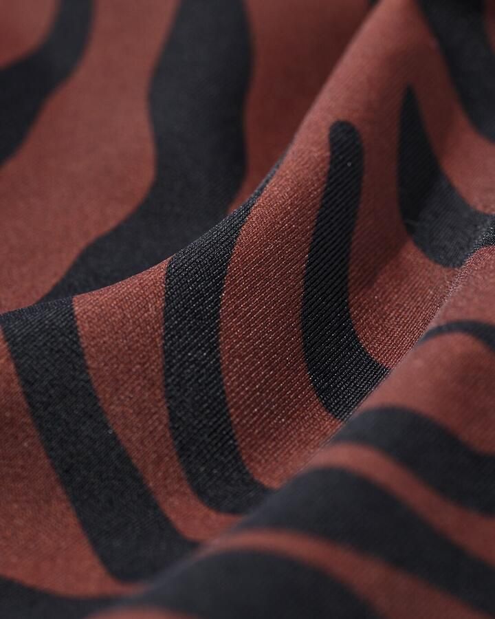 HEMA Damesbikinibroekje Mila Zebra Chocoladebruin (chocoladebruin) - Foto 2