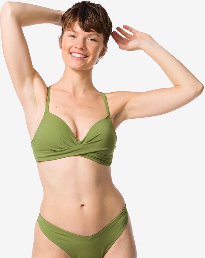 HEMA Damesbikinibroekje Paula Hoog Groen (groen) - Foto 2