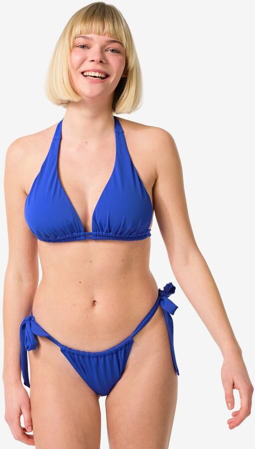 HEMA Damesbikinibroekje Verstelbaar Blauw (blauw) - Foto 2
