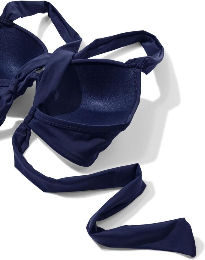 HEMA Damesbikinitop Isa Push-up Donkerblauw (donkerblauw) - Foto 2