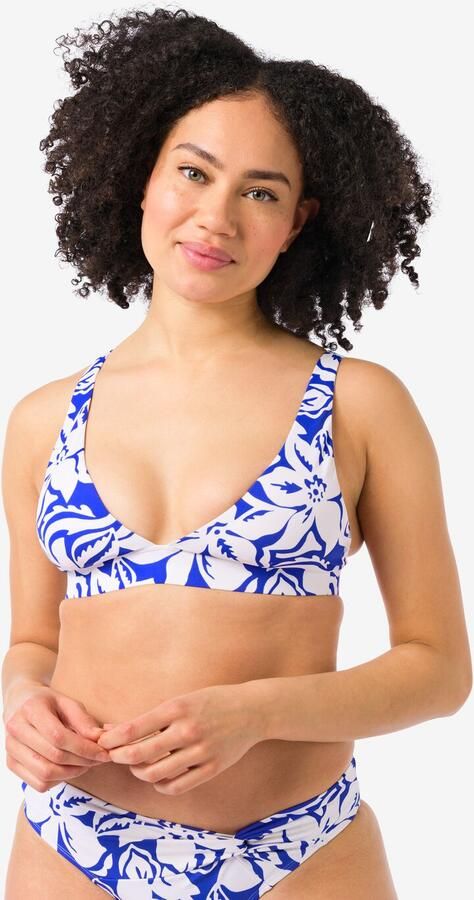 HEMA Damesbikinitop Triangel Blauw (blauw) - Foto 2