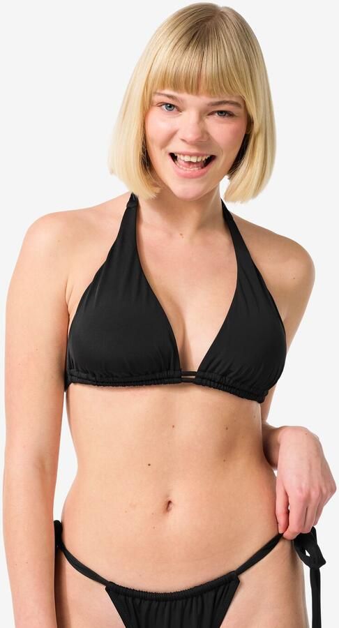 HEMA Damesbikinitop Triangel Zwart (zwart) - Foto 2