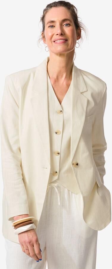 HEMA Damesblazer Isla Wit (wit) - Foto 2