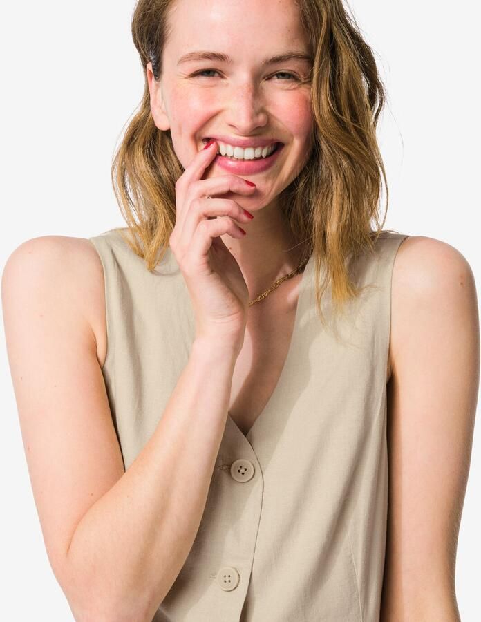HEMA Damesblazer Iva Zand (zand) - Foto 2