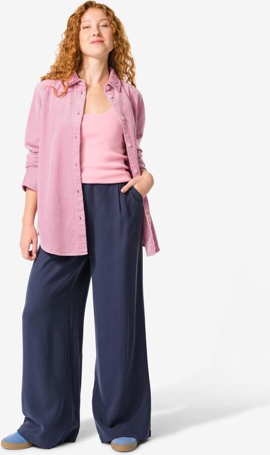 HEMA Damesblouse Lena Corduroy Lichtpaars (lichtpaars) - Foto 2