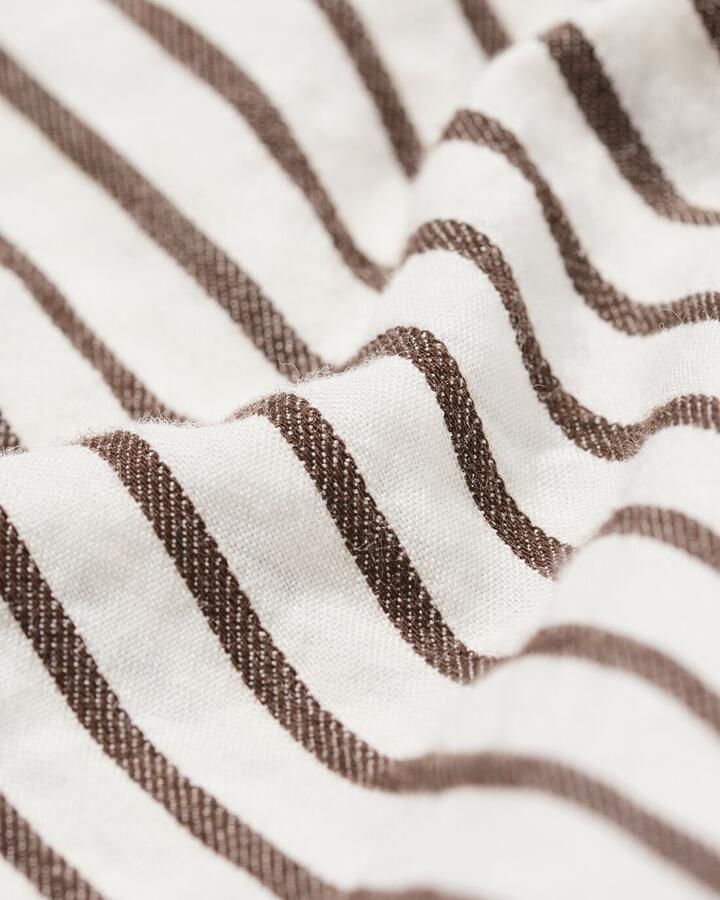 HEMA Damesblousejurk Sally Wijd Seersucker Strepen Wit (wit)