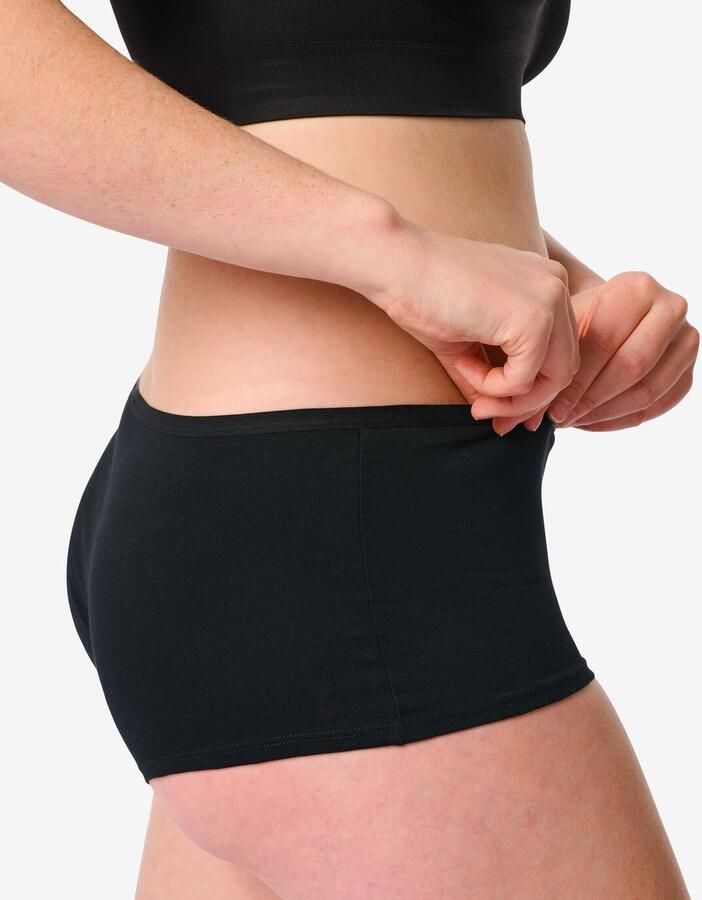 HEMA Damesboxer Katoen 2 Stuks Zwart (zwart) - Foto 2