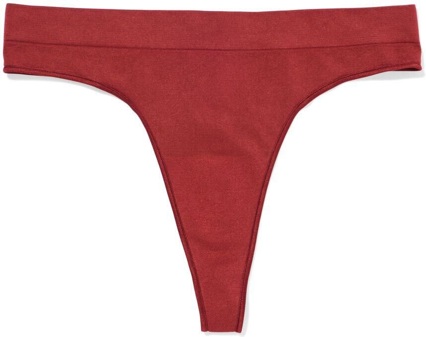 HEMA Damesboxer Naadloos Micro Donkerrood (donkerrood)