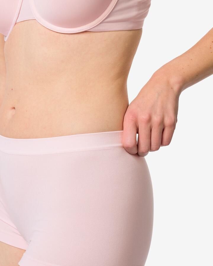 HEMA Damesboxer Naadloos Micro Lichtroze (lichtroze)