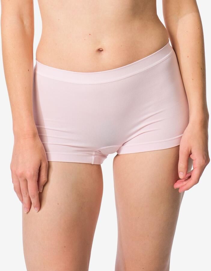 HEMA Damesboxer Naadloos Micro Lichtroze (lichtroze)