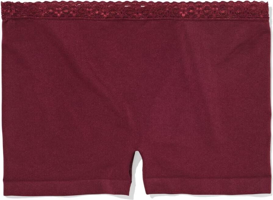 HEMA Damesboxer Naadloos Micro Met Kant Bordeauxrood (bordeauxrood) - Foto 3