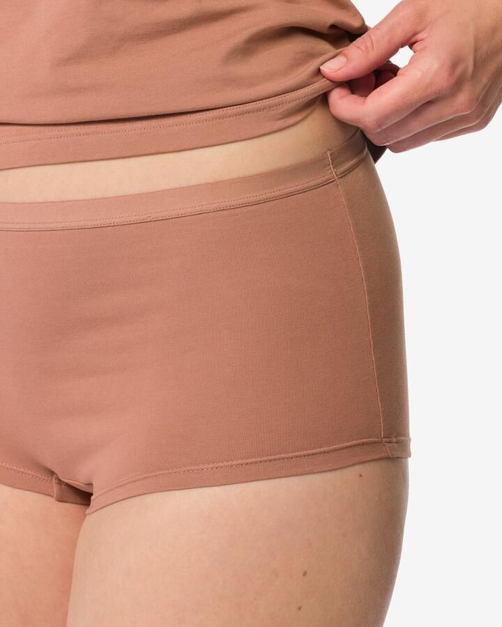 HEMA Damesboxer Perfect Comfort Katoen Lichtbruin (lichtbruin) - Foto 2