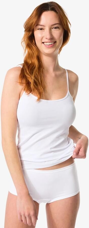 HEMA Damesboxer Perfect Comfort Katoen Wit (wit)