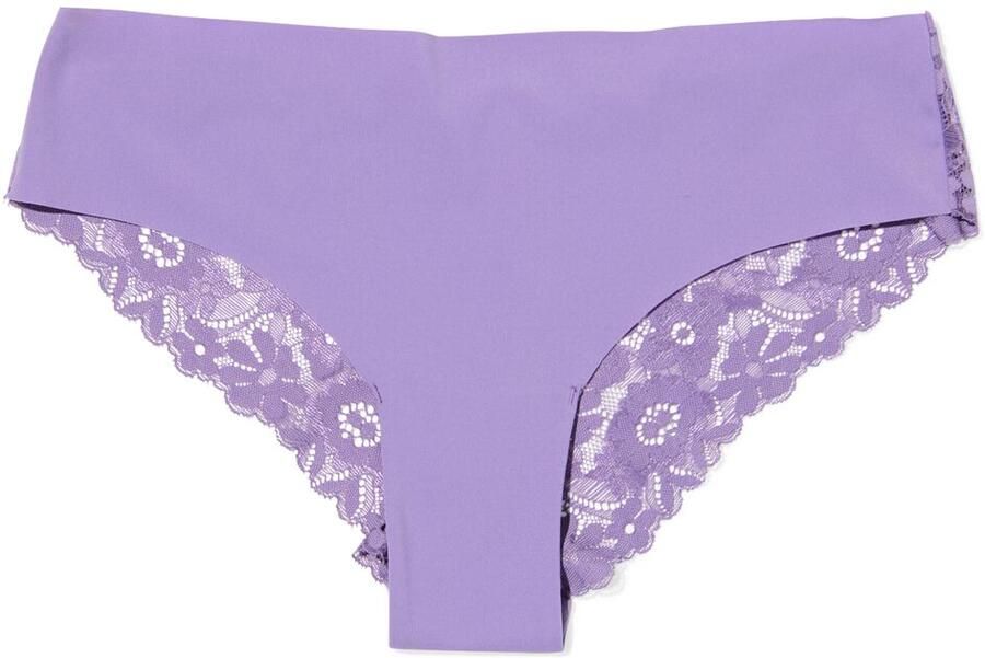 HEMA Damesbrazilian Micro Met Kant Lichtpaars (lichtpaars)