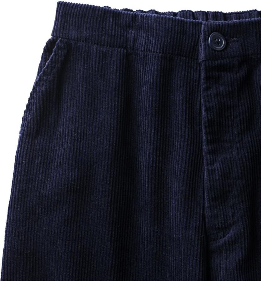 HEMA Damesbroek Bodi Wide Leg Rib Donkerblauw - Foto 2