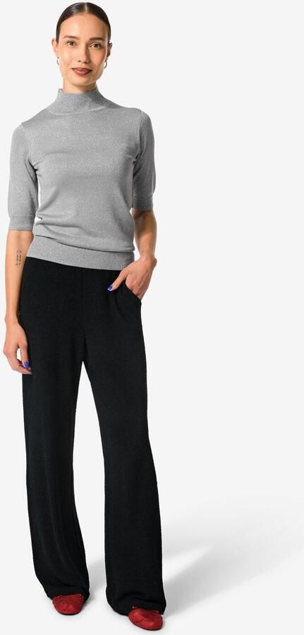 HEMA Damesbroek Erin Glitter Zwart (zwart) - Foto 2