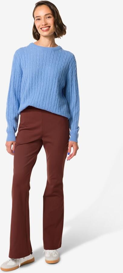 HEMA Damesbroek Heat Flared Bruin (bruin) - Foto 2