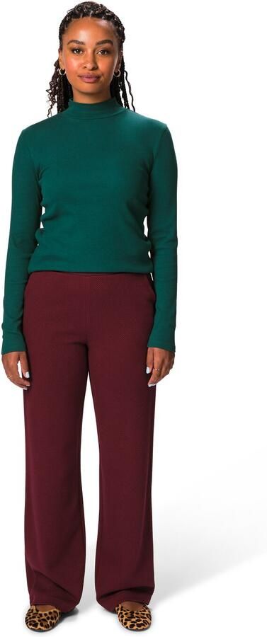 HEMA Damesbroek Kacey Regular Fit Rustiek Bordeauxrood