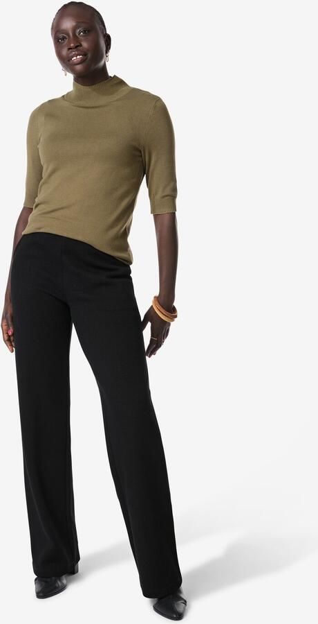 HEMA Damesbroek Kacey Regular Fit Zwart (zwart)