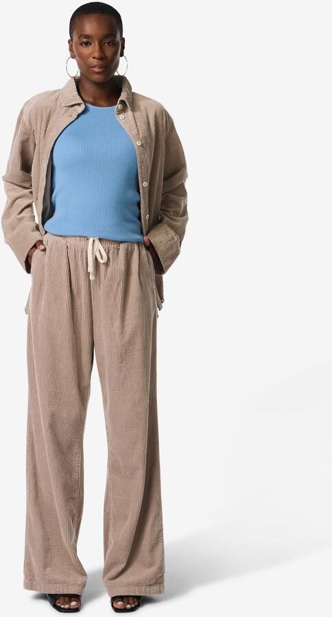 HEMA Damesbroek Lena Corduroy Beige (beige)