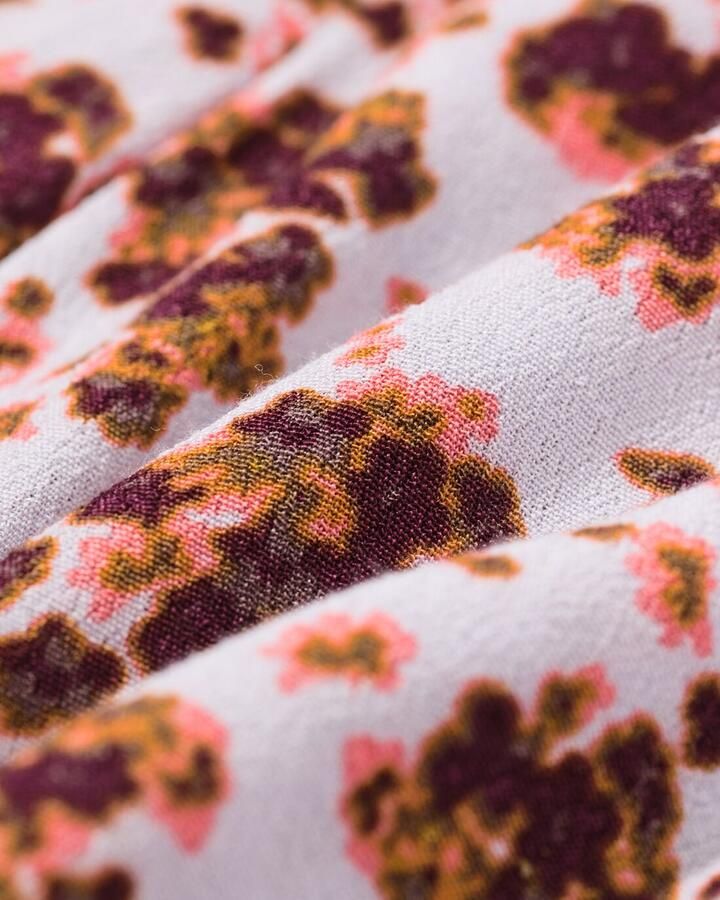 HEMA Damesbroek Remmy Wide Fit Bloemen Lila (lila) - Foto 2