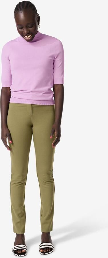 HEMA Damesbroek Wendel Jersey Olijf (olijf)