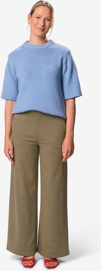 HEMA Damesbroek Willa Regular Fit Ruiten Multi
