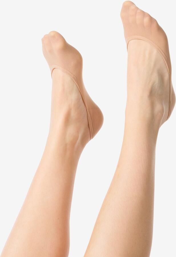 HEMA Damesfooties Naadloos 5 Paar Naturel (naturel)