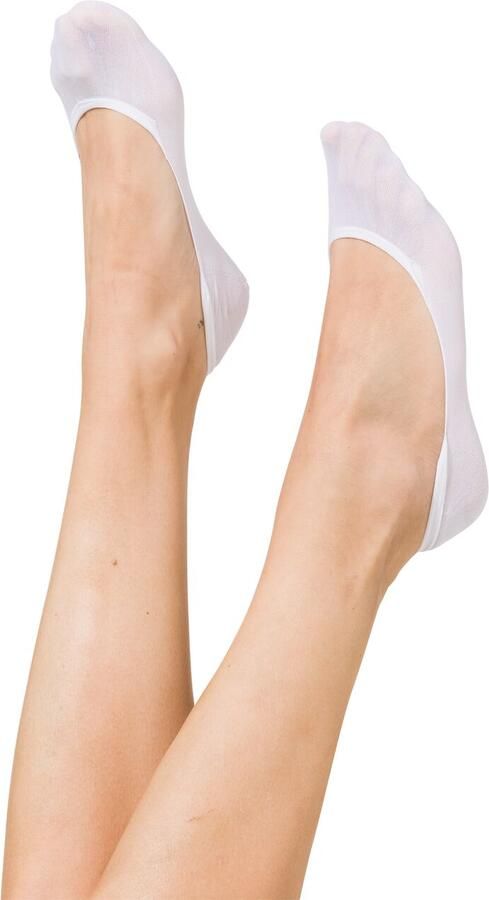 HEMA Damesfooties Naadloos 5 Paar Wit (wit) - Foto 2