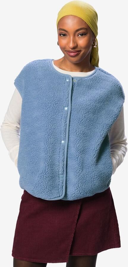 HEMA Damesgilet Odi Teddy Blauw