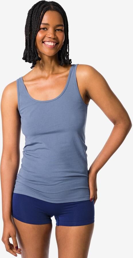 HEMA Dameshemd Katoen Blauw (blauw)