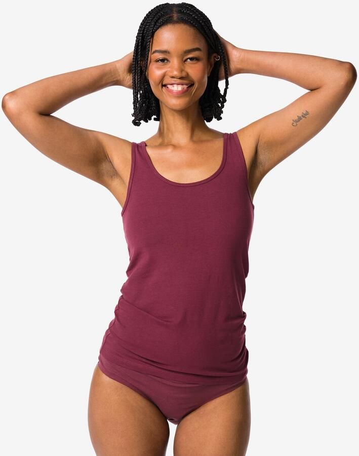 HEMA Dameshemd Katoen Bordeauxrood (bordeauxrood) - Foto 2