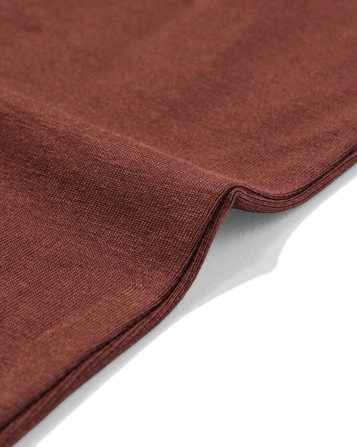 HEMA Dameshemd Katoen Spaghettibandjes Donkerbruin (donkerbruin)