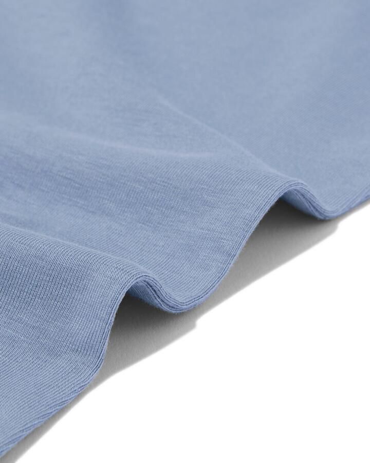 HEMA Dameshemd Katoen Spaghettibandjes Middenblauw (middenblauw) - Foto 2