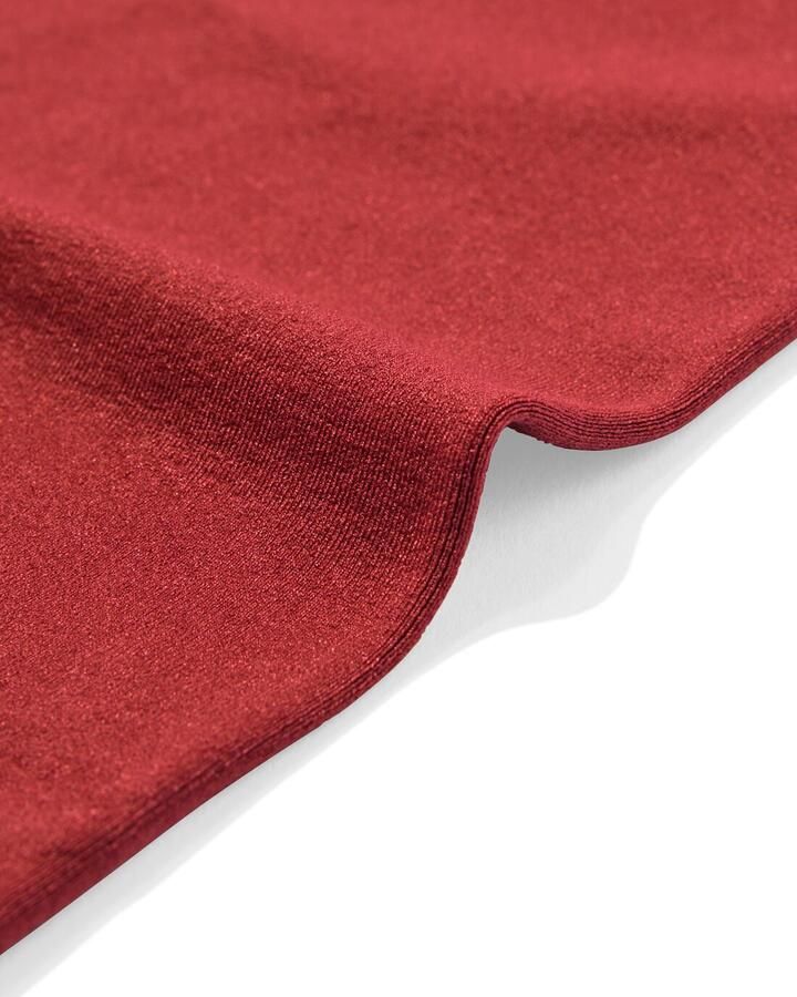 HEMA Dameshemd Naadloos Micro Brede Schouderbandjes Donkerrood (donkerrood)