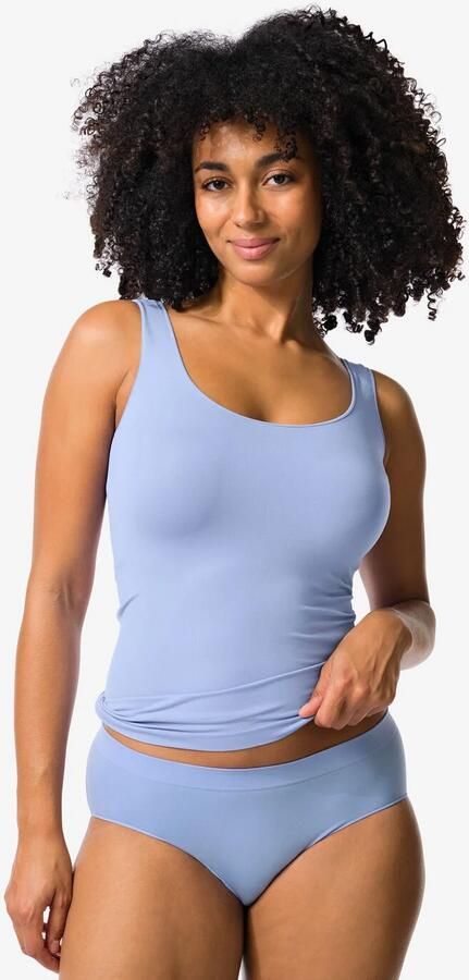HEMA Damesslip Second Skin Micro Blauw (blauw) - Foto 6