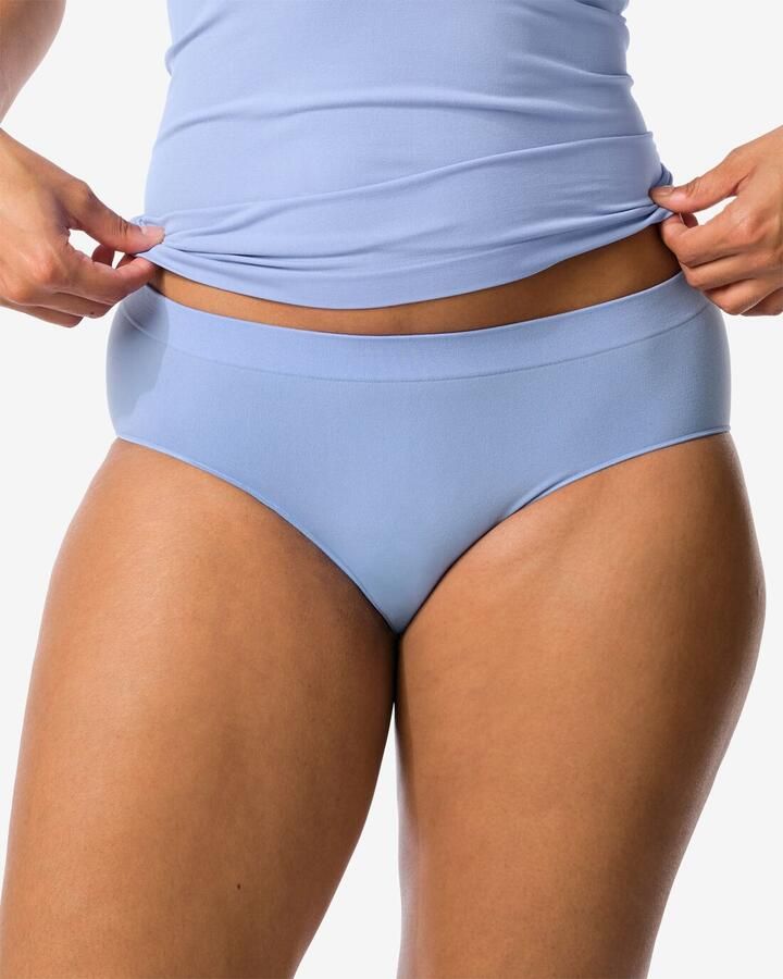 HEMA Dameshipster Naadloos Micro Blauw (blauw) - Foto 3
