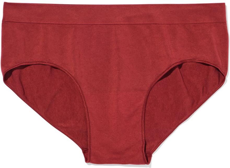 HEMA Dameshipster Naadloos Micro Donkerrood (donkerrood)