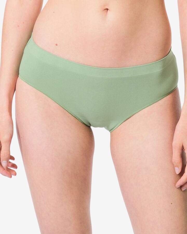 HEMA Dameshipster Naadloos Micro Met Kant Groen (groen)