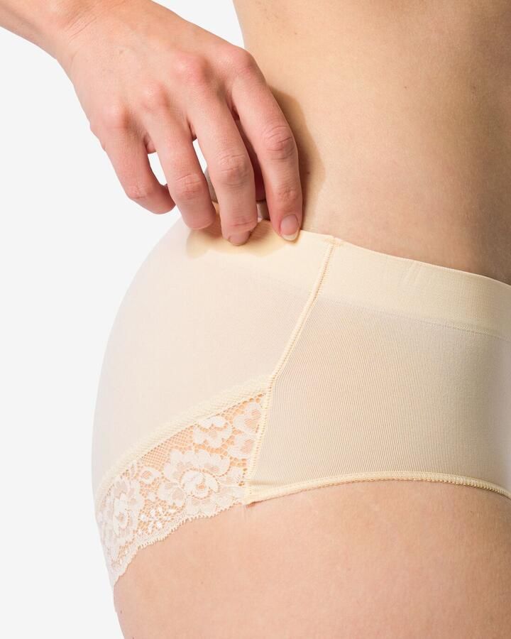 HEMA Dameshipster Naadloos Micro Met Kant Naturel (naturel) - Foto 2