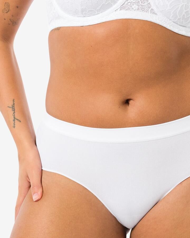 HEMA Dameshipster Naadloos Micro Wit (wit) - Foto 2